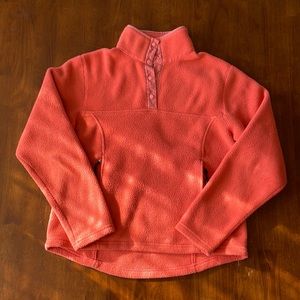 LL Bean Button Fleece Pullover